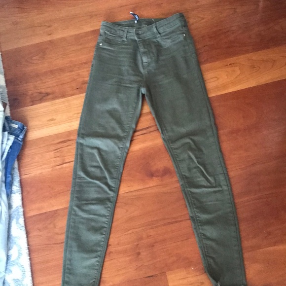 Green denim jeans - Picture 1 of 6